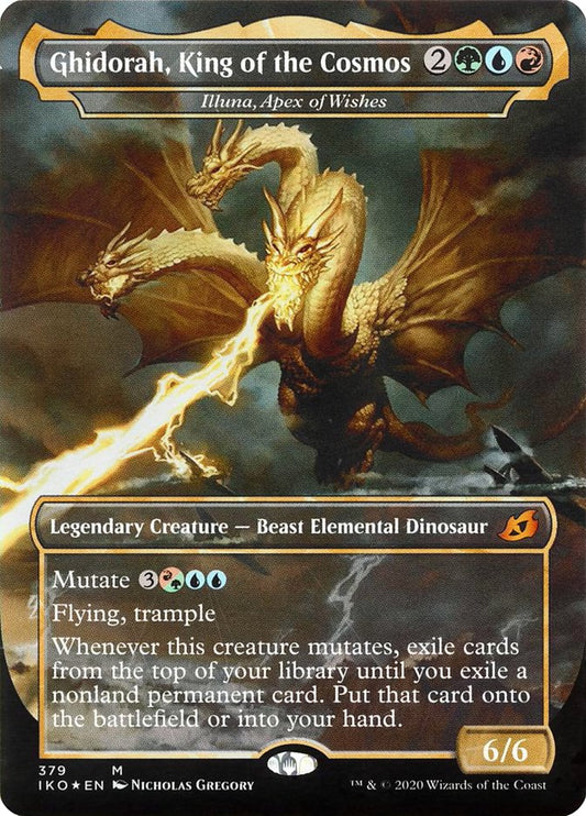 Illuna, Apex of Wishes (Ghidorah, King of the Cosmos) (Godzilla Series) - (Foil): Ikoria: Lair of Behemoths