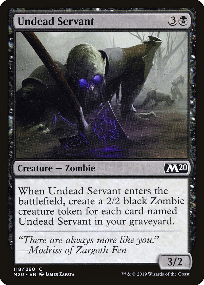Undead Servant: Core Set 2020