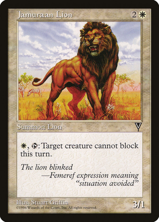 Jamuraan Lion: Visions