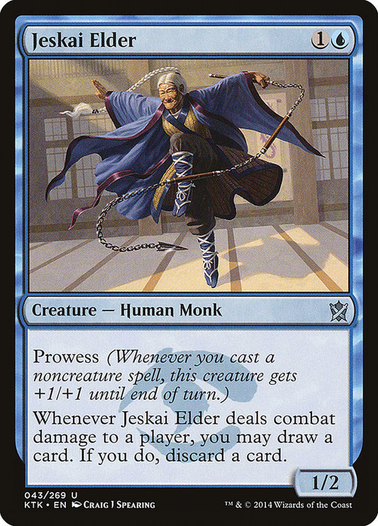 Jeskai Elder - (Foil): Khans of Tarkir
