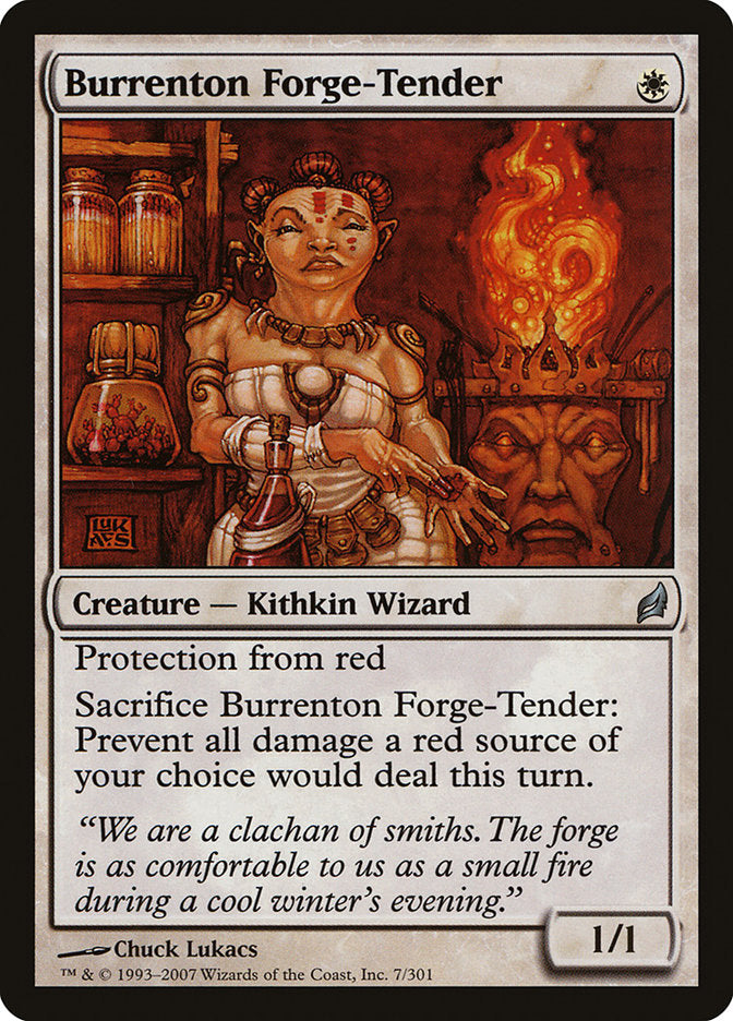 Burrenton Forge-Tender - (Foil): Lorwyn