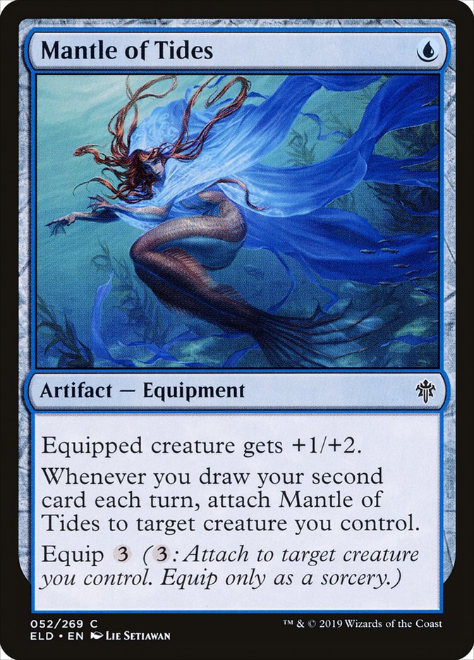 Mantle of Tides - (Foil): Throne of Eldraine