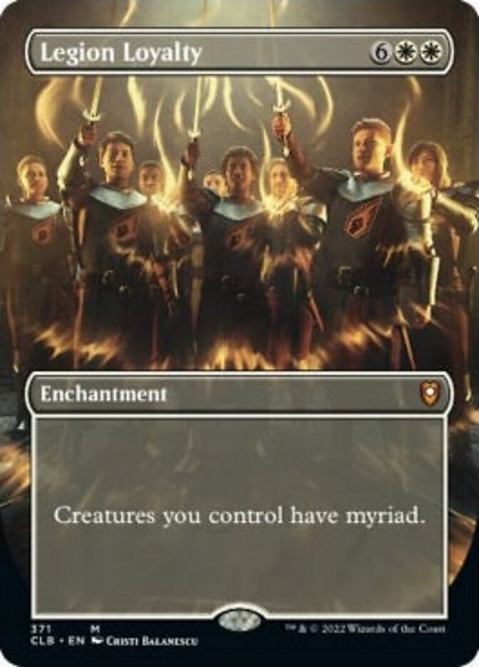 Legion Loyalty (Borderless) - (Foil): Commander Legends: Battle for Baldur's Gate
