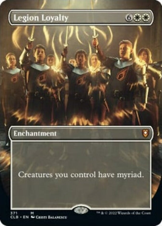 Legion Loyalty (Borderless) - (Foil): Commander Legends: Battle for Baldur's Gate
