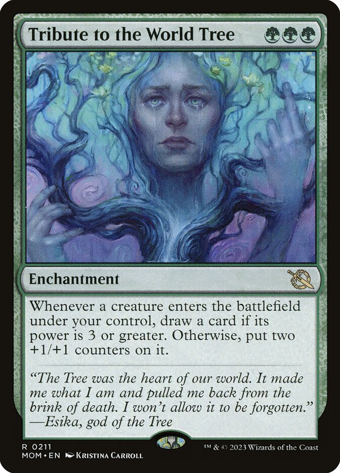 Tribute to the World Tree - (Foil): March of the Machine
