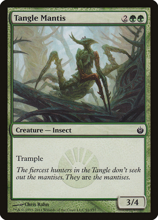 Tangle Mantis - (Foil): Mirrodin Besieged