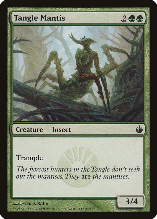 Tangle Mantis - (Foil): Mirrodin Besieged