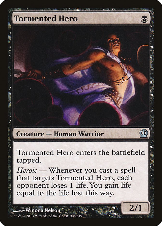 Tormented Hero - (Foil): Theros