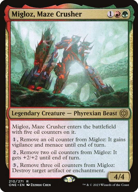 Migloz, Maze Crusher: Phyrexia: All Will Be One