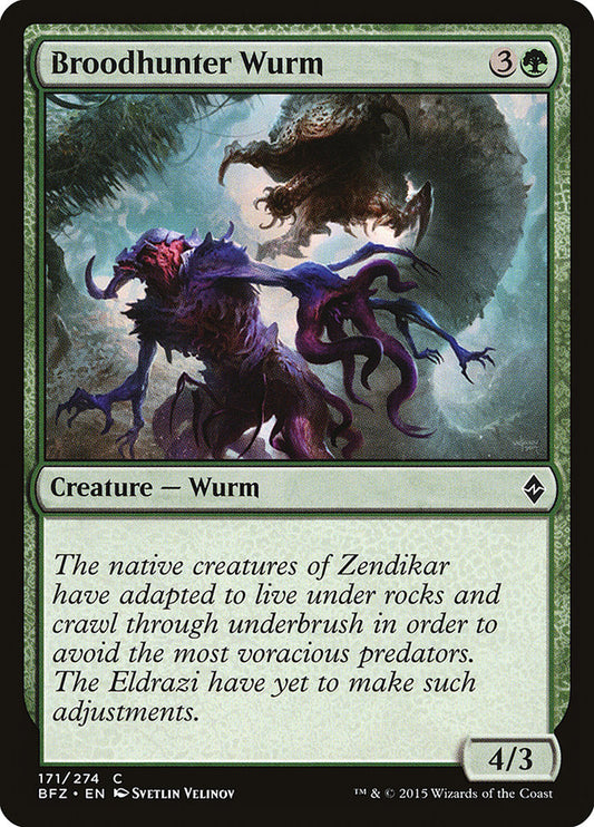 Broodhunter Wurm: Battle for Zendikar