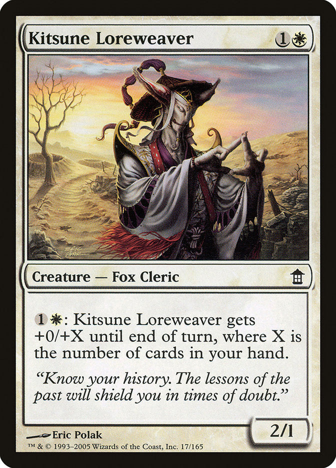 Kitsune Loreweaver - (Foil): Saviors of Kamigawa