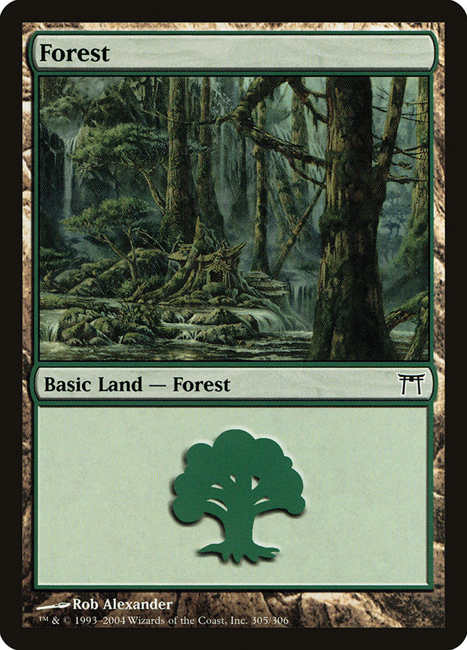 Forest (#305): Champions of Kamigawa