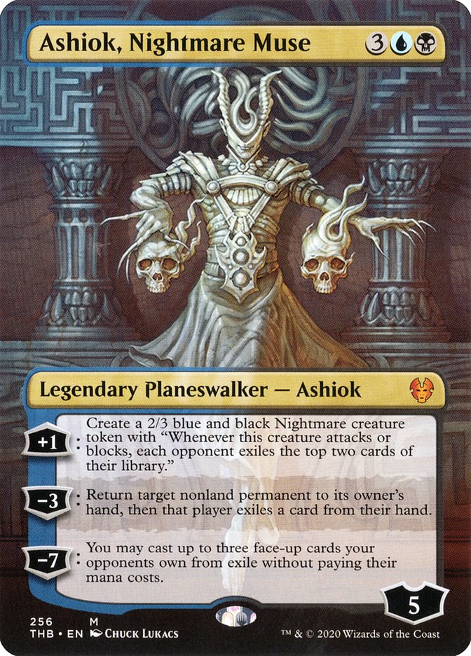 Ashiok, Nightmare Muse (Borderless) - (Foil): Theros Beyond Death