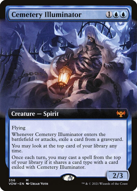 Cemetery Illuminator (Extended Art) - (Foil): Innistrad: Crimson Vow