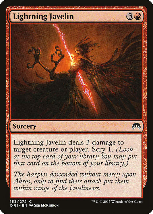 Lightning Javelin - (Foil): Magic Origins