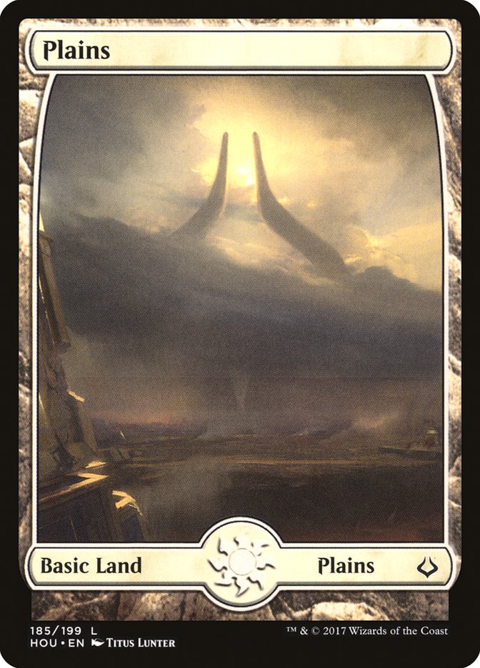 Plains (#185) (Full Art) - (Foil): Hour of Devastation