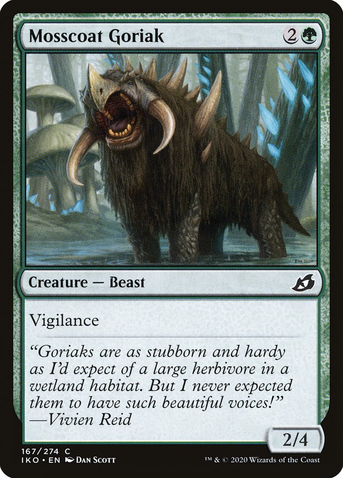 Mosscoat Goriak - (Foil): Ikoria: Lair of Behemoths