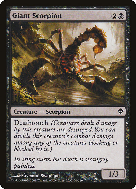Giant Scorpion: Zendikar