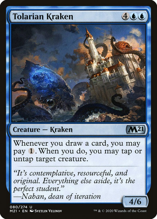 Tolarian Kraken - (Foil): Core Set 2021