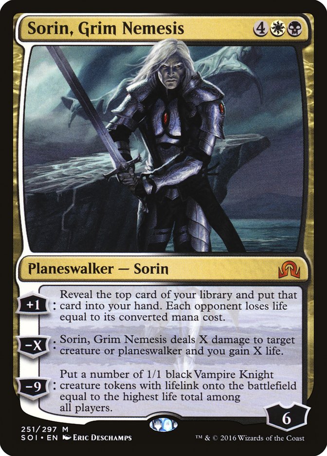 Sorin, Grim Nemesis - (Foil): Shadows over Innistrad