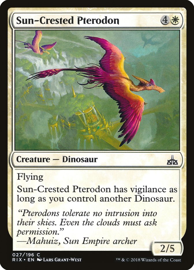 Sun-Crested Pterodon: Rivals of Ixalan