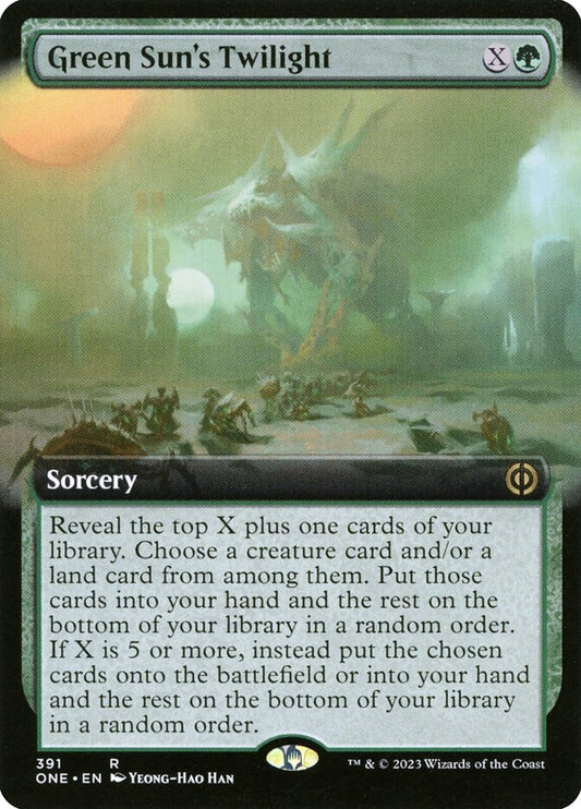 Green Sun's Twilight (Extended Art): Phyrexia: All Will Be One