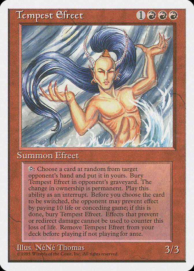 Tempest Efreet: Fourth Edition