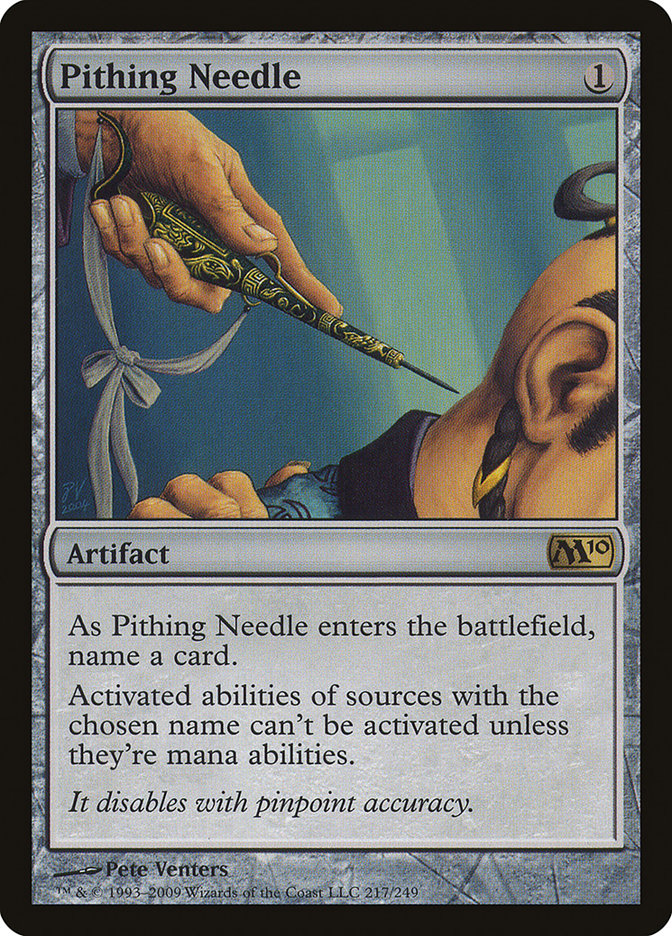 Pithing Needle - (Foil): Magic 2010
