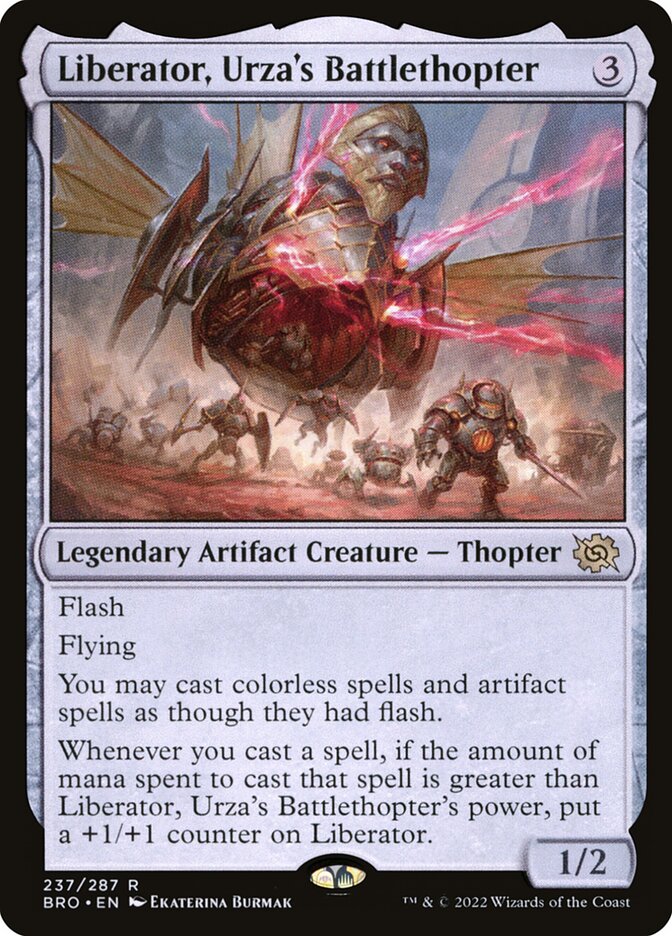 Liberator, Urza's Battlethopter - (Foil): The Brothers' War