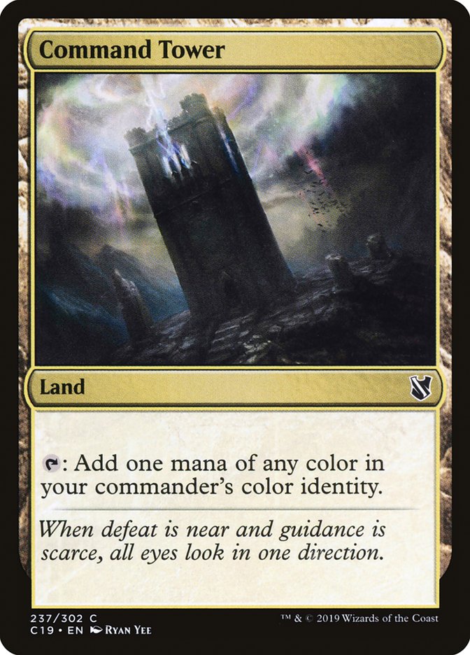 Command Tower: Commander 2019