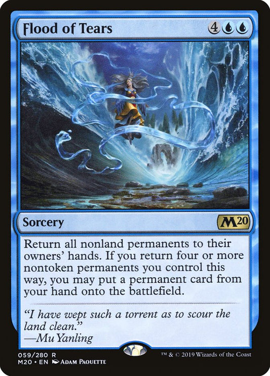 Flood of Tears - (Foil): Core Set 2020
