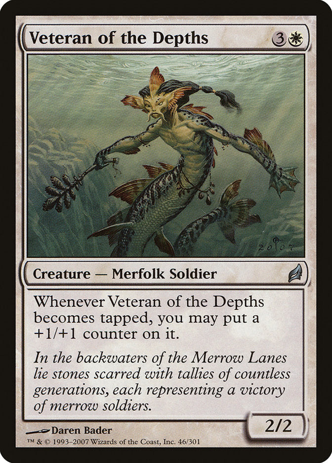 Veteran of the Depths - (Foil): Lorwyn