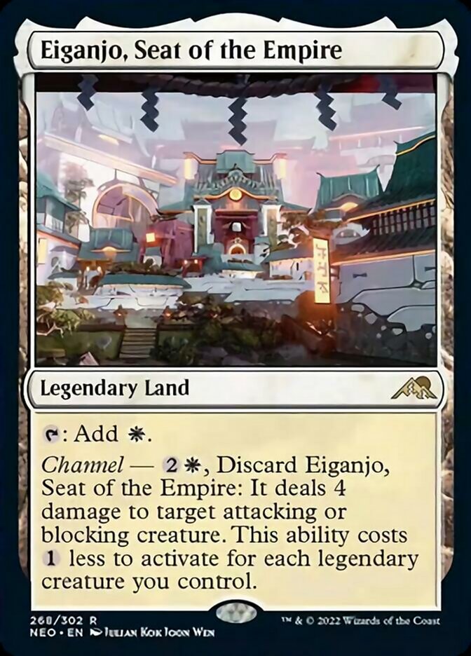 Eiganjo, Seat of the Empire - (Foil): Kamigawa: Neon Dynasty