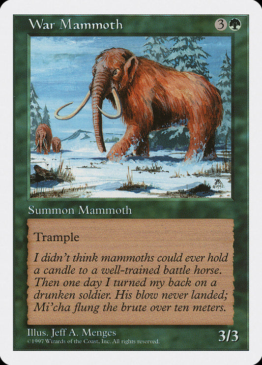 War Mammoth: Fifth Edition