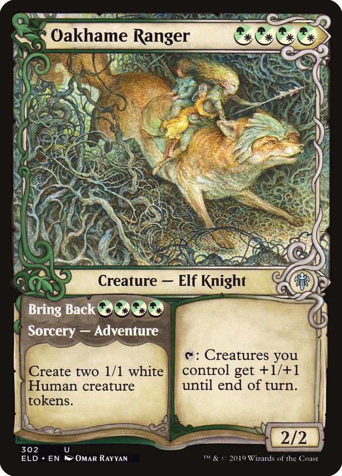 Oakhame Ranger // Bring Back: Throne of Eldraine