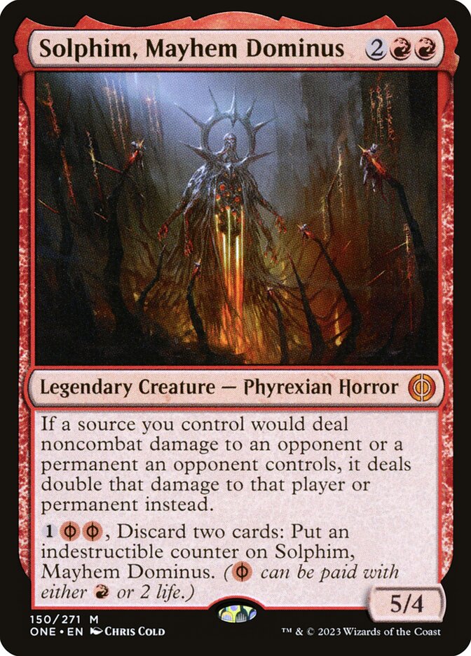 Solphim, Mayhem Dominus: Phyrexia: All Will Be One