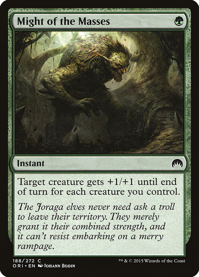 Might of the Masses - (Foil): Magic Origins