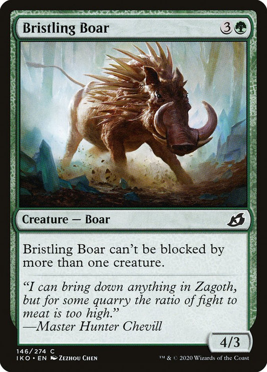 Bristling Boar: Ikoria: Lair of Behemoths