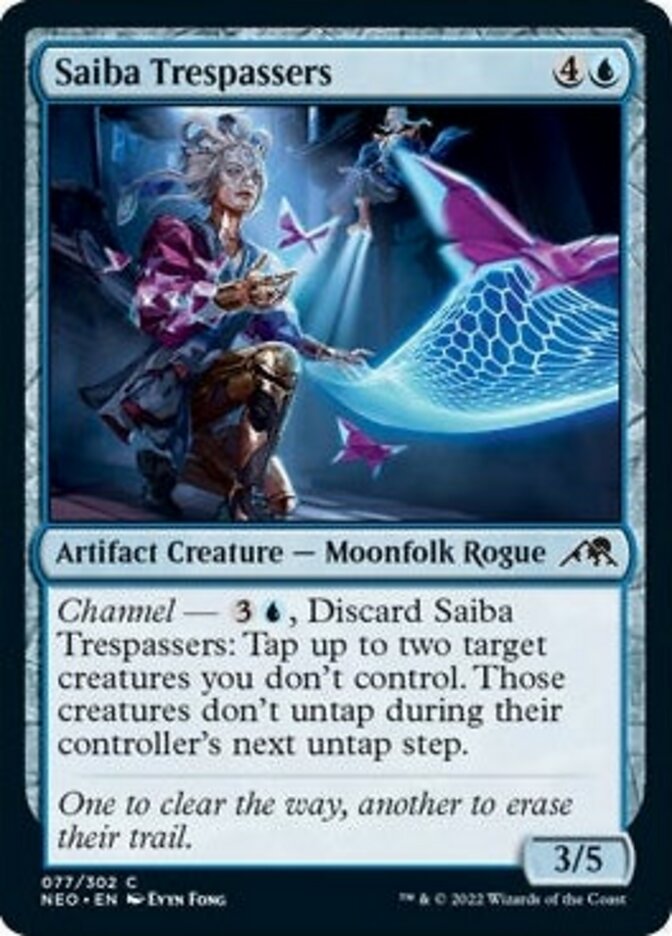 Saiba Trespassers - (Foil): Kamigawa: Neon Dynasty