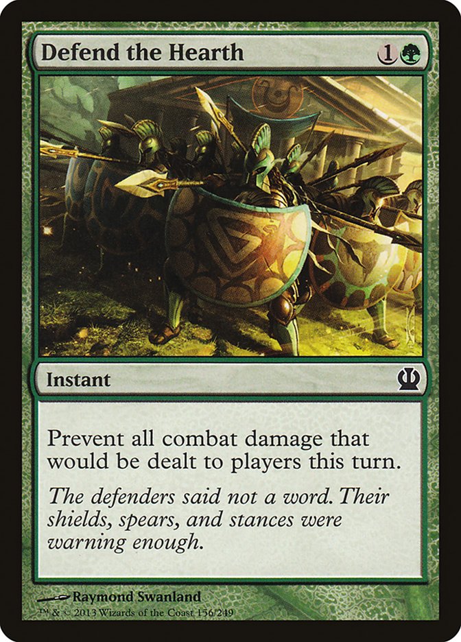 Defend the Hearth - (Foil): Theros