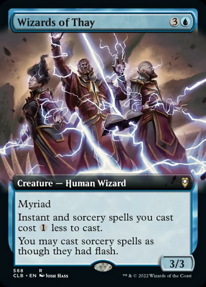 Wizards of Thay (Extended Art) - (Foil): Commander Legends: Battle for Baldur's Gate