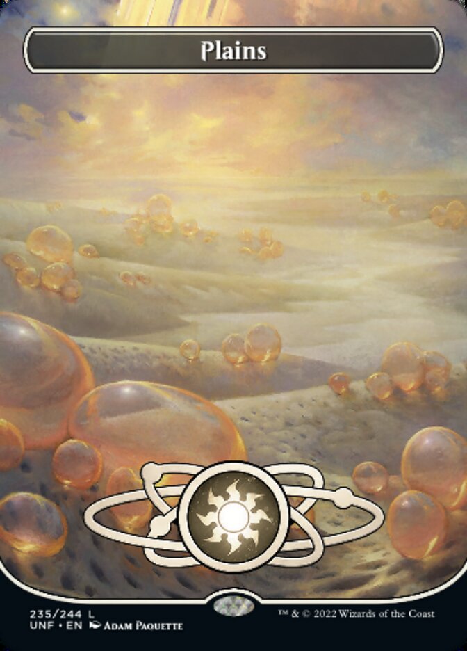 Plains (#235) (Borderless) - (Foil): Unfinity