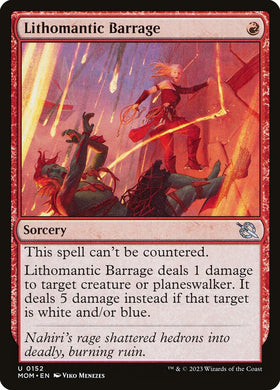 Lithomantic Barrage: March of the Machine