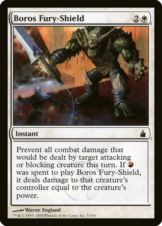Boros Fury-Shield - (Foil): Ravnica: City of Guilds