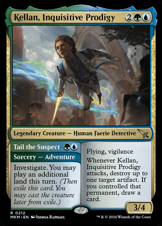 Kellan, Inquisitive Prodigy // Tail the Suspect - (Foil): Murders at Karlov Manor