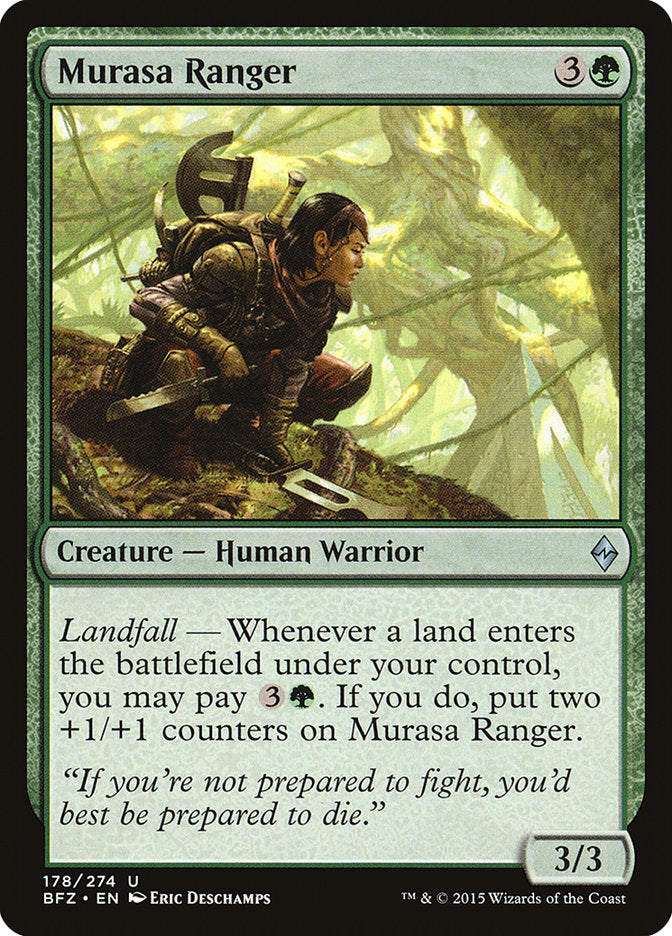 Murasa Ranger - (Foil): Battle for Zendikar