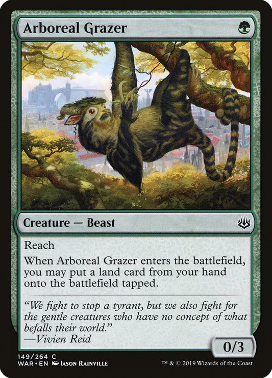 Arboreal Grazer - (Foil): War of the Spark