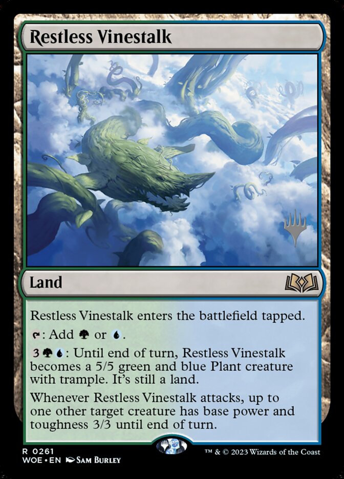 Restless Vinestalk (Promo Pack) (Wilds of Eldraine): Wilds of Eldraine Promos
