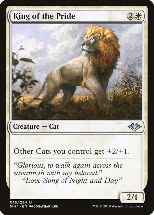 King of the Pride: Modern Horizons