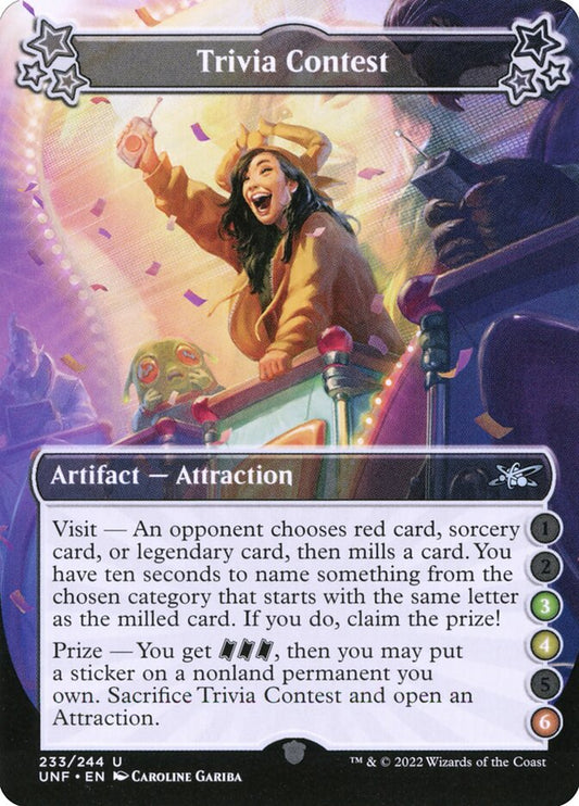 Trivia Contest - (Foil): Unfinity